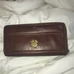The Lucky Brand brown leather wallet